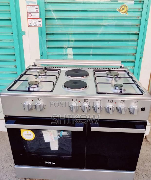 60*90 Von 4+2 With Gas Compartment Standing Cooker - thumbnail 2