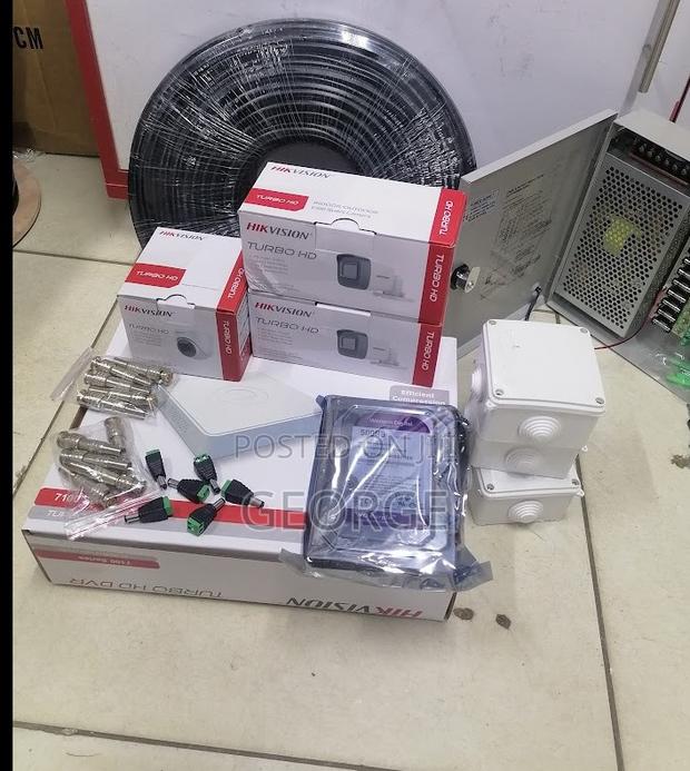 2mp Hikvision CCTV 3 Cameras Hikvision Camera Set - main view