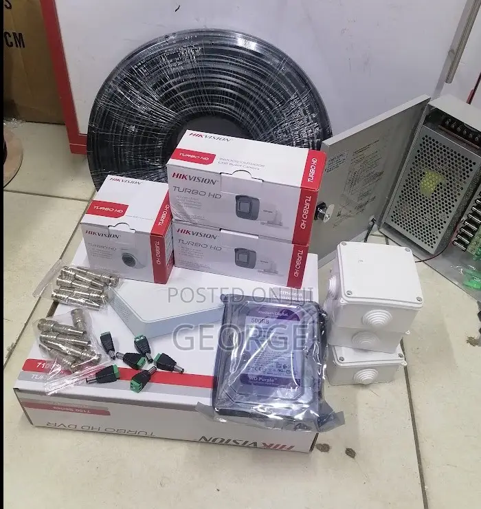 Best Three 3 Hikvision CCTV Cameras Complete System Setup