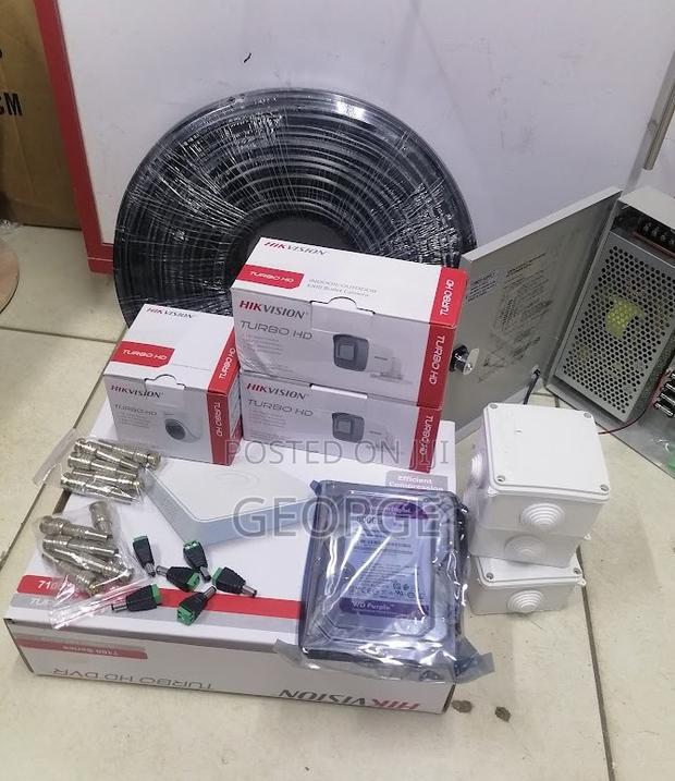 <>Security Surveillance 3 CCTV Camera Hikvision Camera3 Set