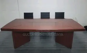 Boardroom Tables:240cm Brown Silid Meeting Office Table