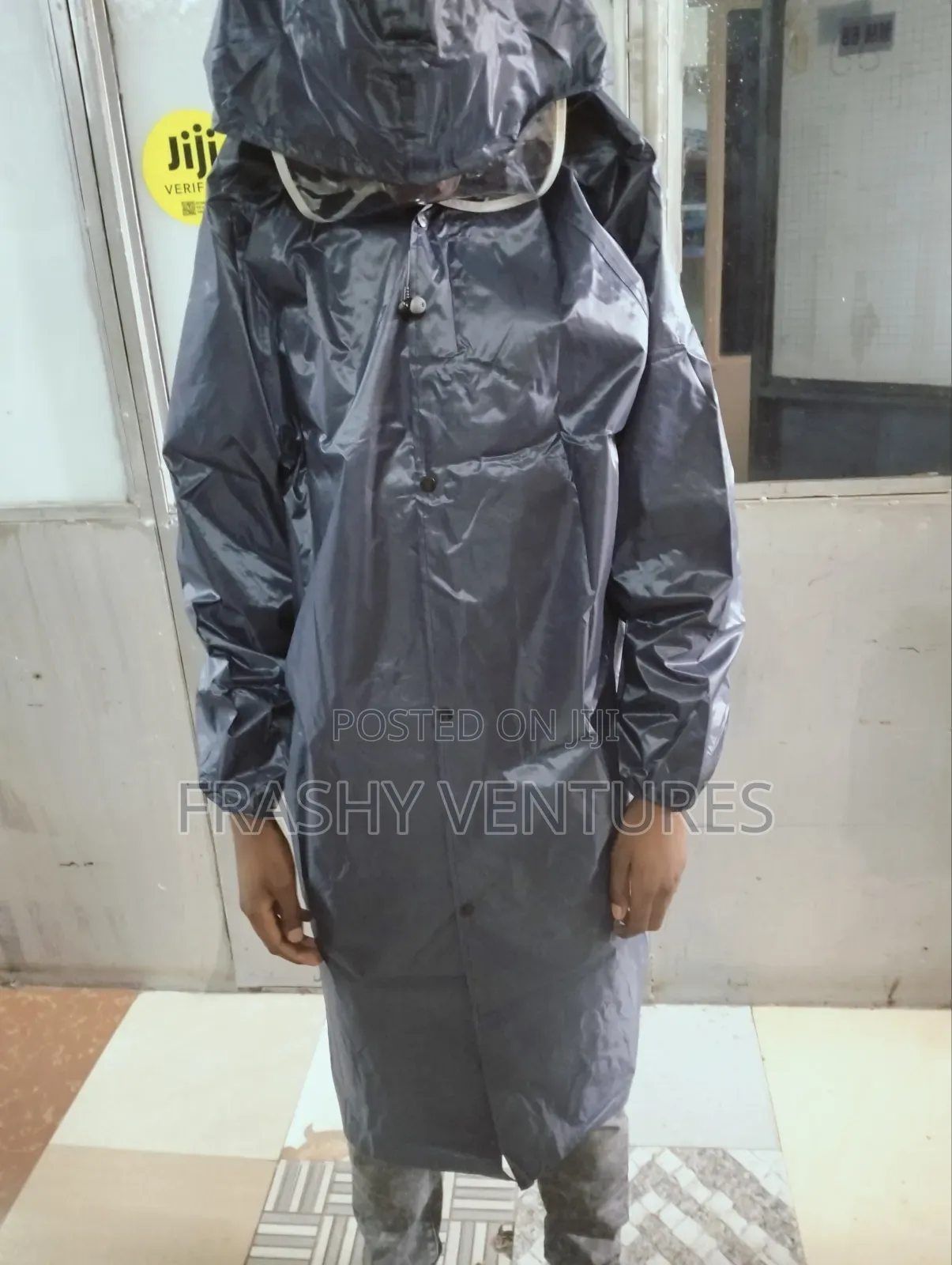 Navy Blue Heavy Rain Coat 'Rain Coat