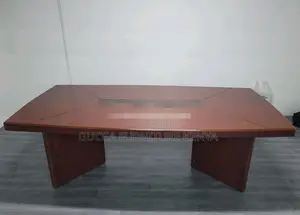 Boardroom Tables:240cm Brown Silid Meeting Office Table