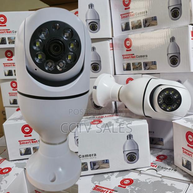 Bulb PTZ 360°View Camera V380pro 1080p FHD