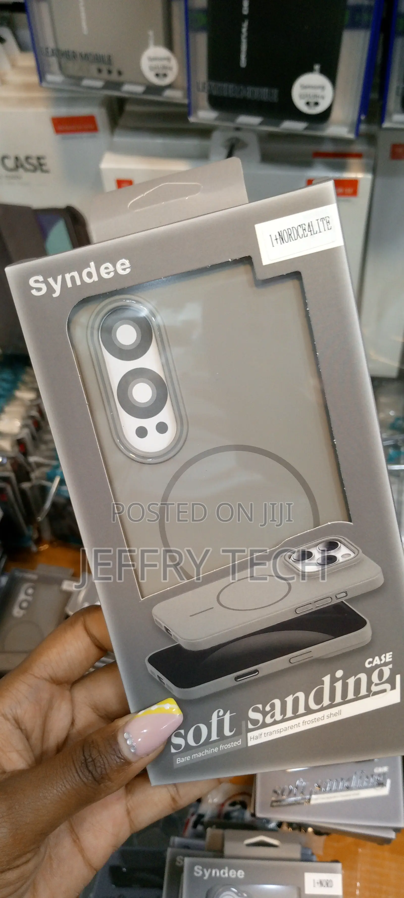 Oneplus Nord Ce4 Lite Syndee Soft Sanding Magsafe Case-Gray