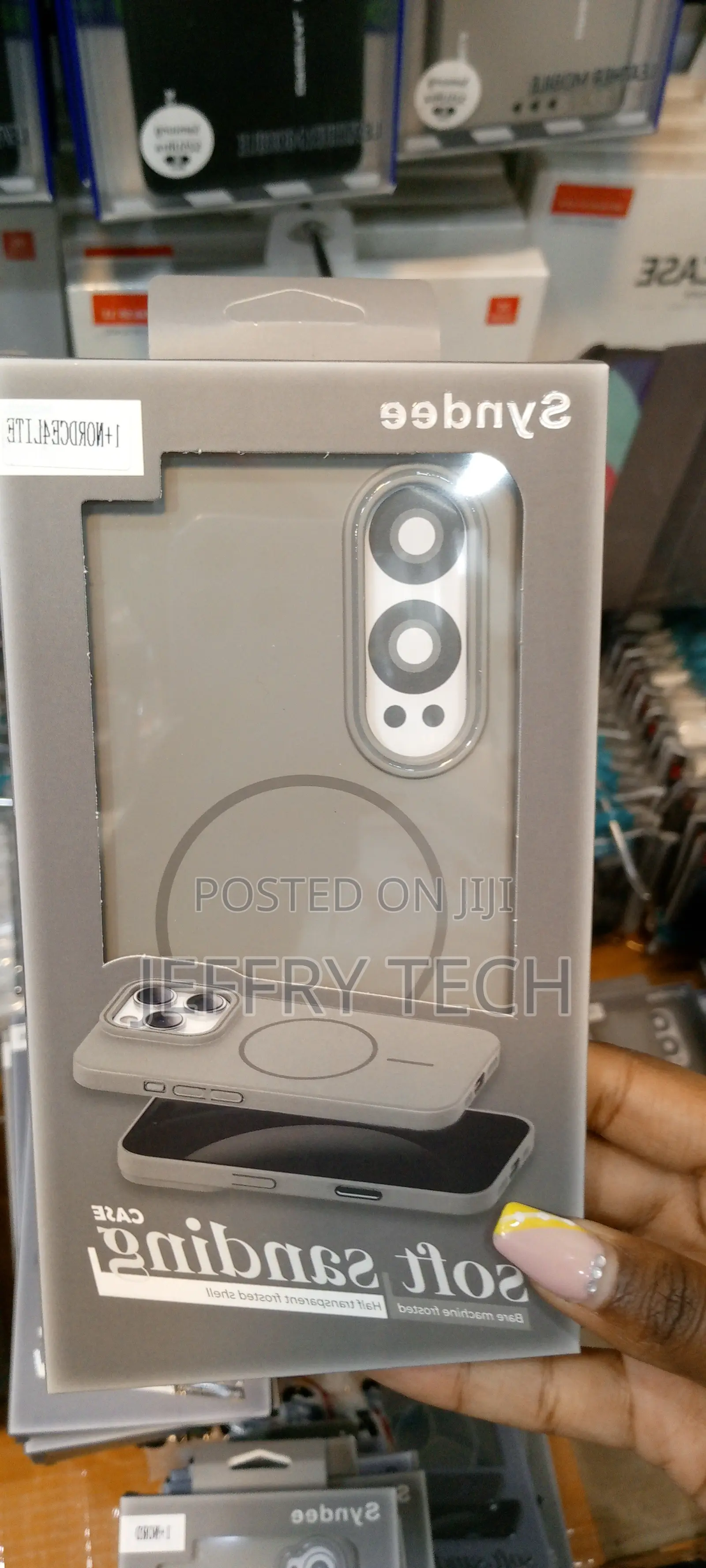 Oneplus Nord Ce4 Lite Syndee Soft Sanding Magsafe Case-Gray