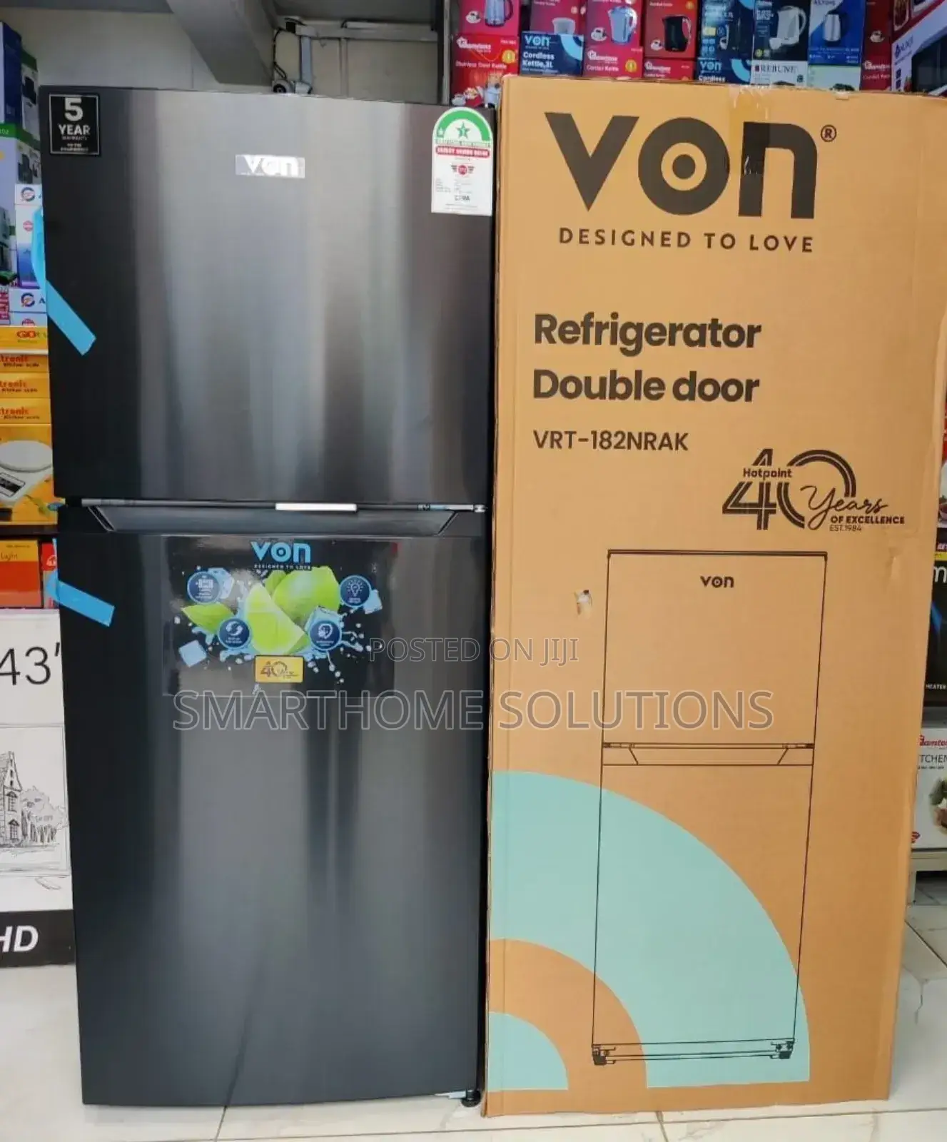 Von 181litres No Frost Best Door Refrigerator