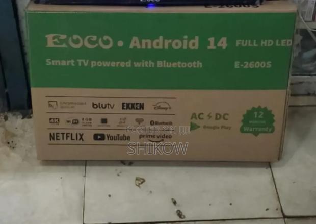 26 Inches Ac/Dc Ecco Smart Android Digital Tv With Bluetooth