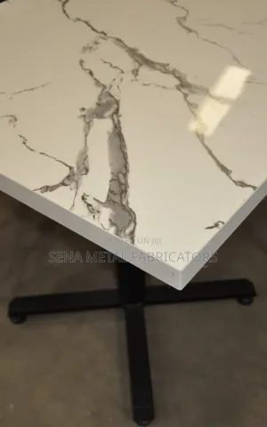 Restaurant Dining Set With Powder-Coating Finish.