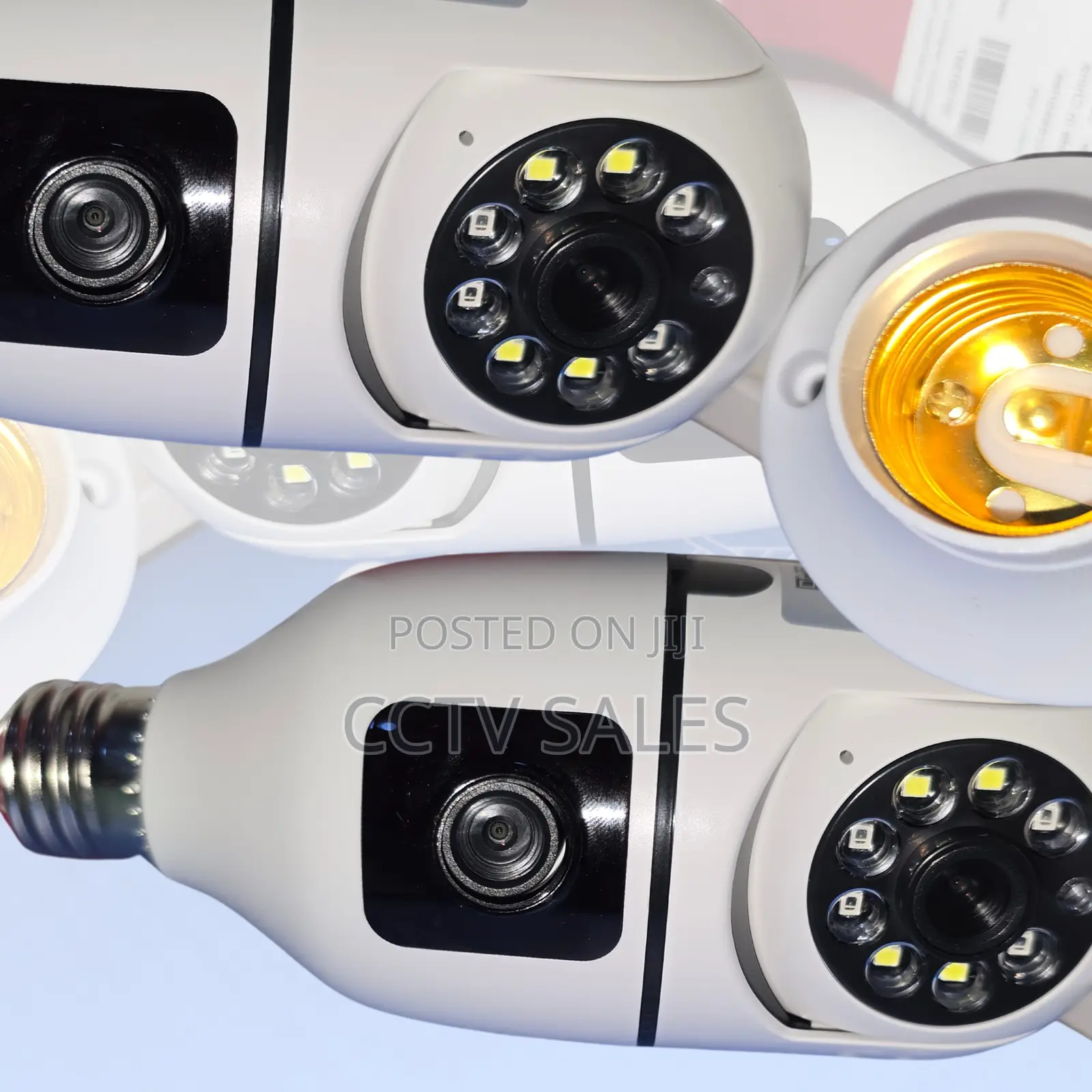 Dual Lens Camera PTZ Nanny Camera Bulb V360pro Bulb