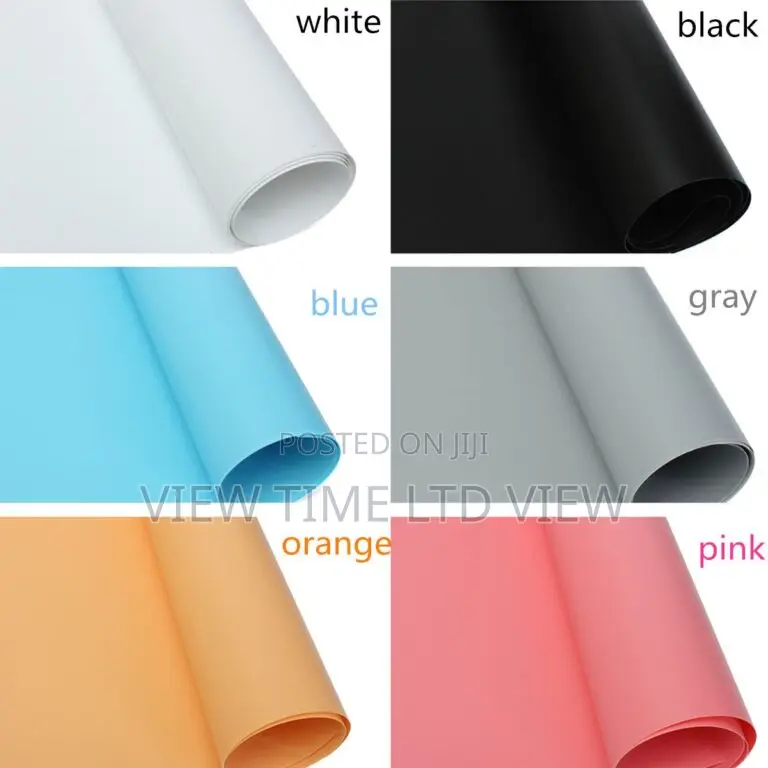 PVC Backdrop Background for Product Photography 1x2m