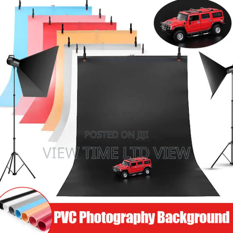 PVC Backdrop Background for Product Photography 1x2m