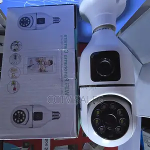 2mp+2mp V360 Bulb Wireless Wifi Indoor Camera Dual Lens