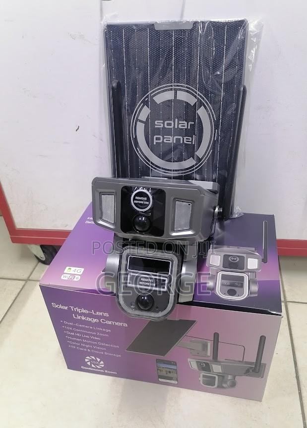 Affordable Solar Tripple Lens Linkage Camera