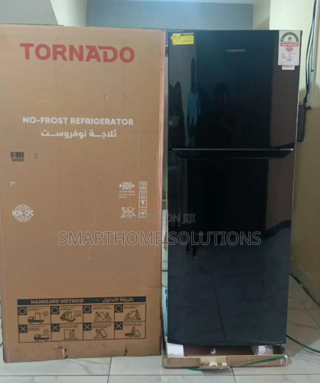Tornado 304 Litres No Frost Topmounted Freezer Refrigerator