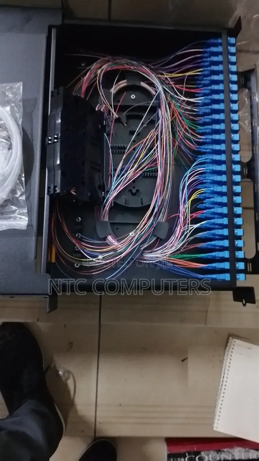 Fiber Optic 96 Core Fully Loaded With Lc Connecters.