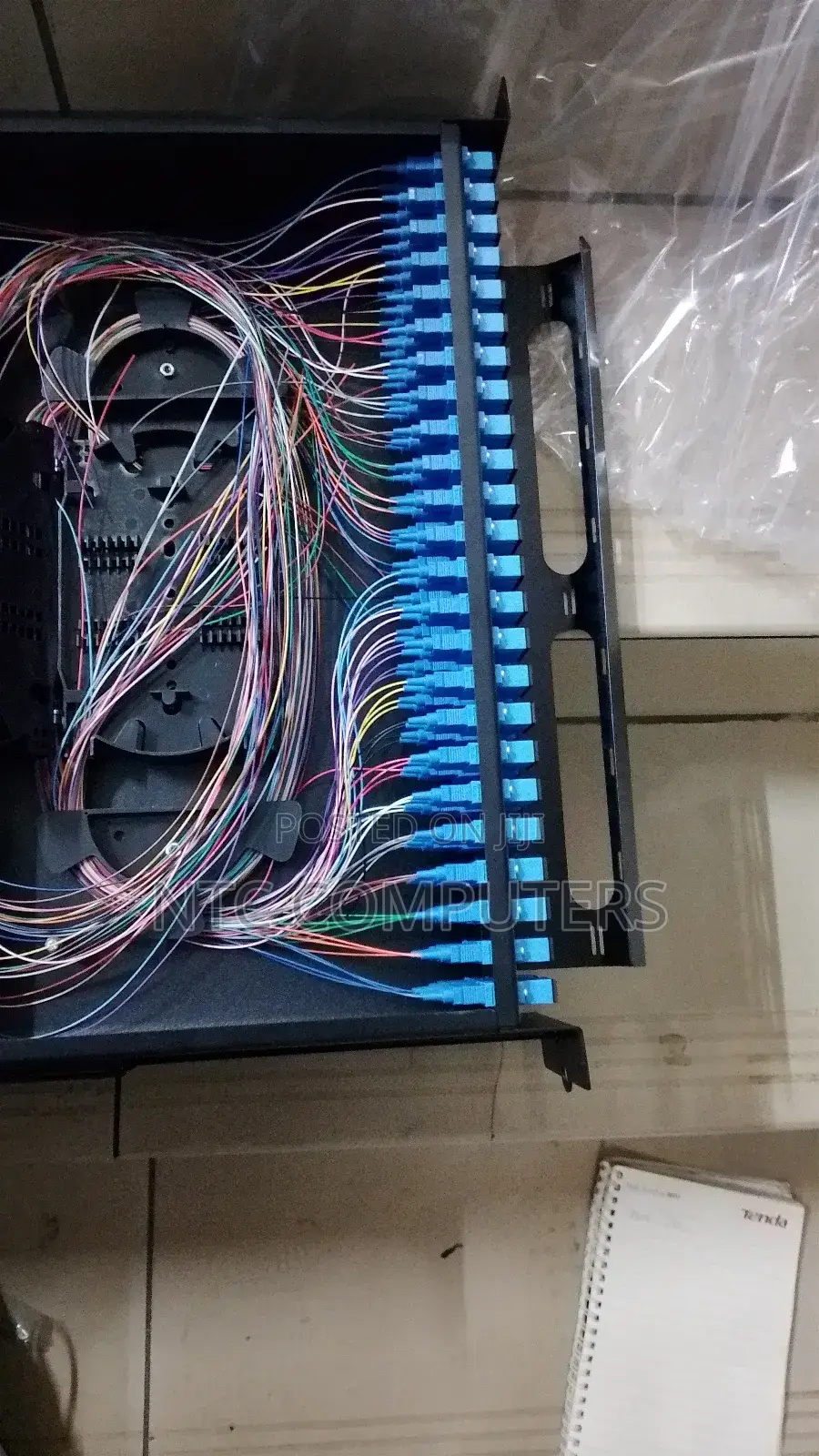 Fiber Optic 96 Core Fully Loaded With Lc Connecters.