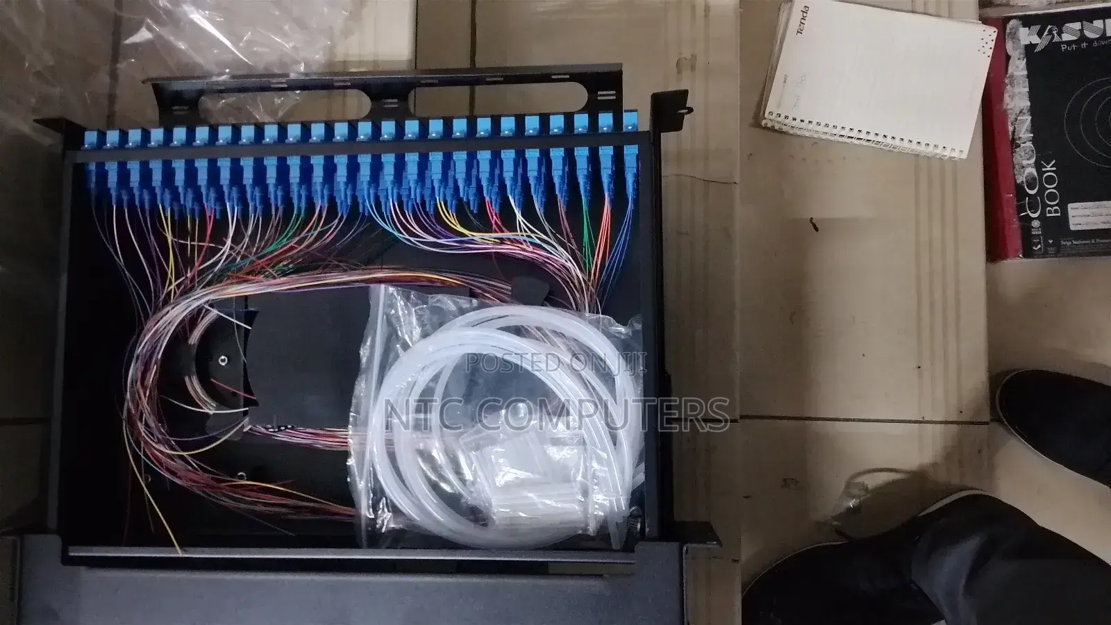 Fiber Optic 96 Core Fully Loaded With Lc Connecters.