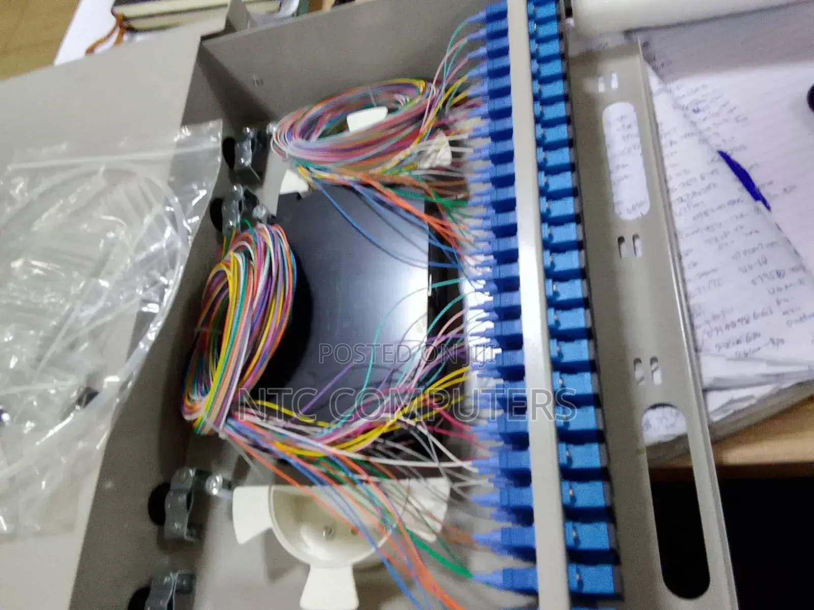 Fiber Optic 96 Core Fully Loaded With Lc Connecters.