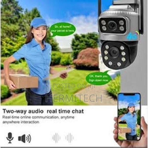 V380 Pro 4g and Enabled PTZ CCTV Camera With Dual Lenses - thumbnail 3