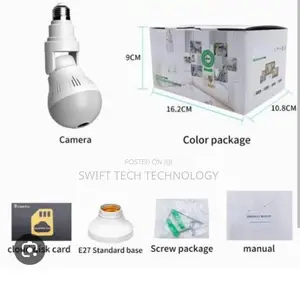 Panoramic Nanny Bulb Camera Wireless