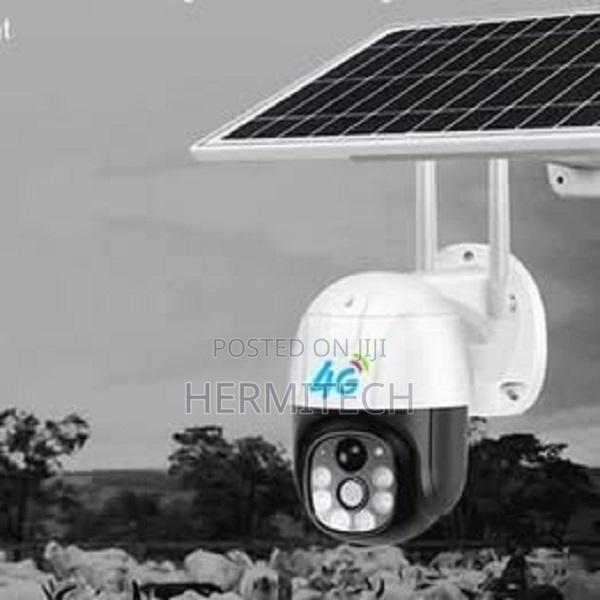 PTZ 360 Degree 4g Solar Powered Security Camera - main view