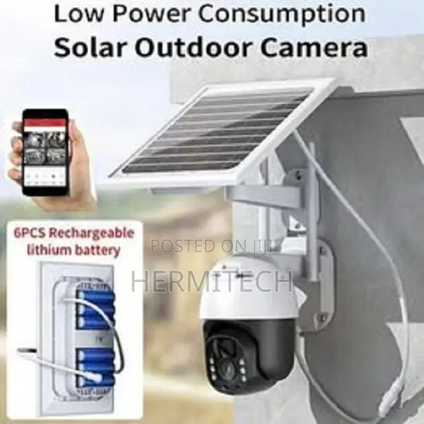 PTZ 360 Degree 4g Solar Powered Security Camera