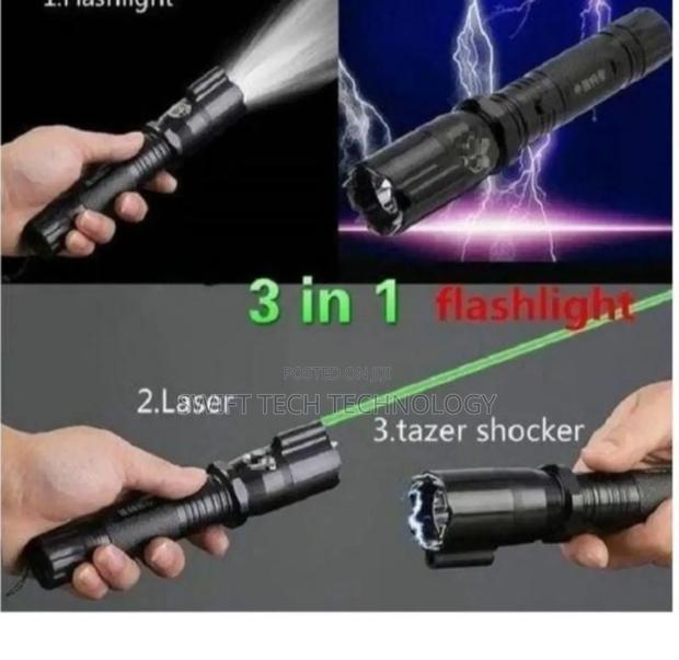 Defense Torch 3 In1 Shock Flash Light Torch - main view