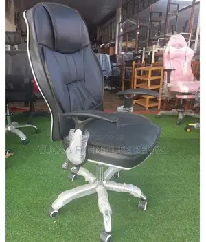 Office Chairs: High Back Leather Generic Staff Room Chair