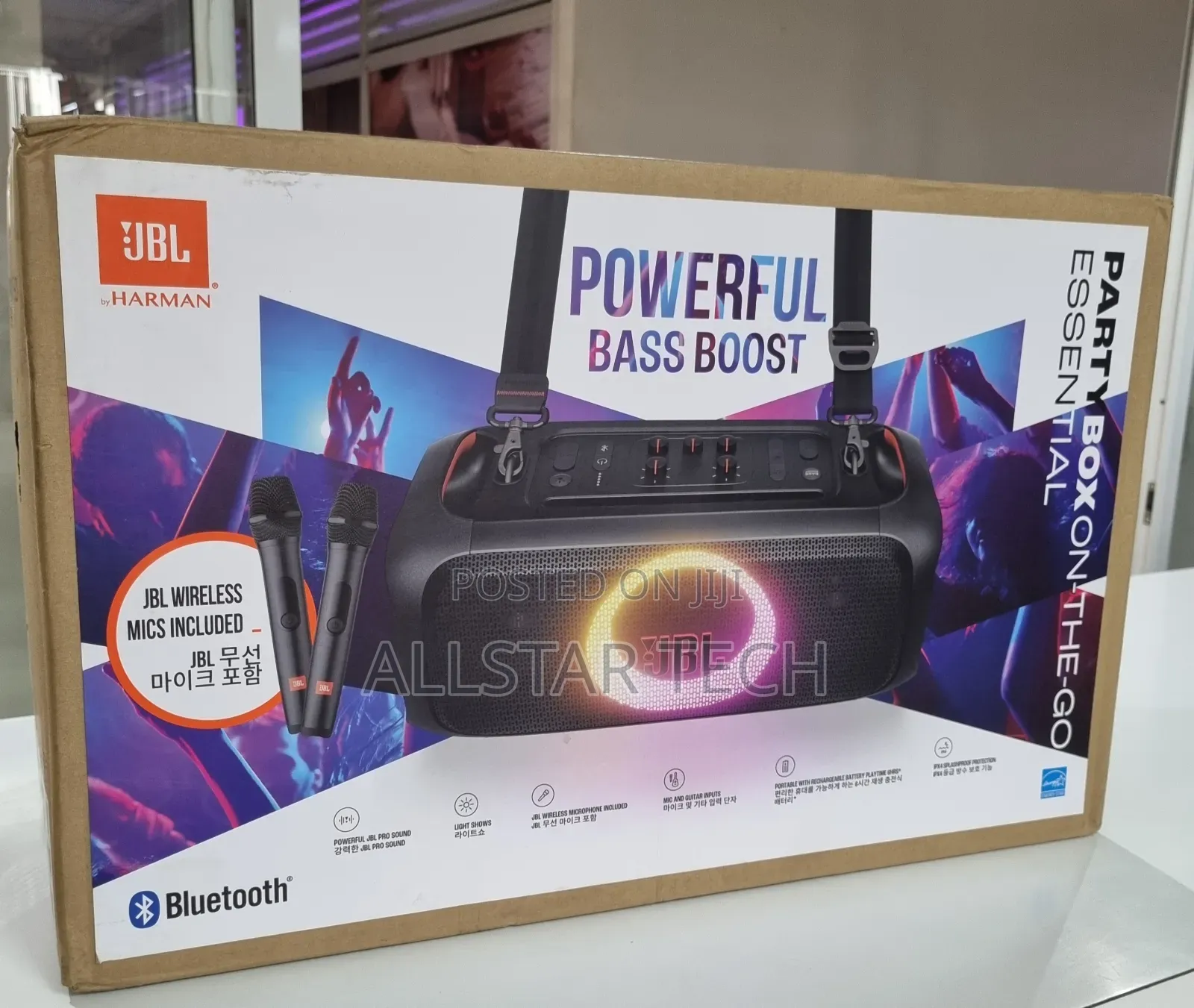 JBL Partybox on-the-Go Essential Portable Wireless Speaker