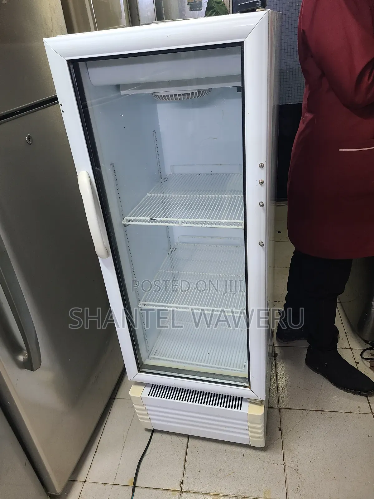White Min Display Fridge at #