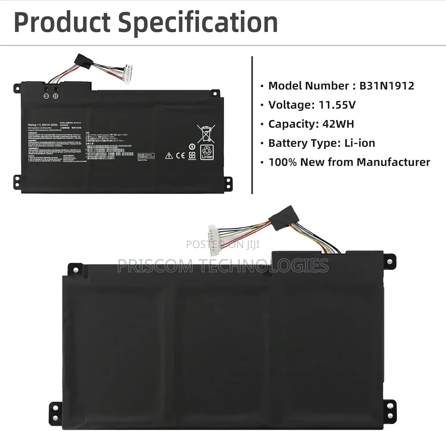 Asus Original E410m Laptop Battery