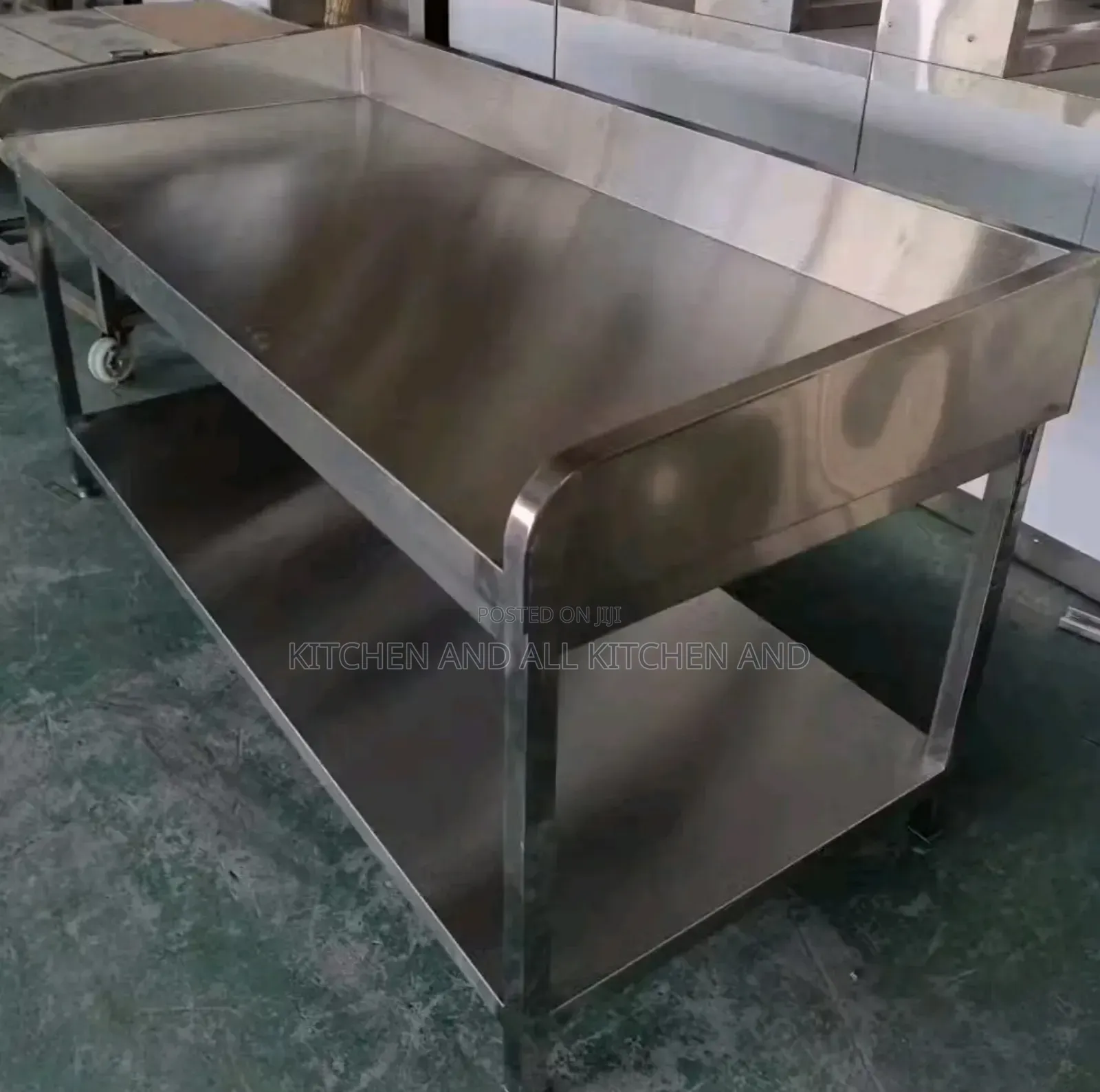 Wonderful Stainless Steel Kitchen Table