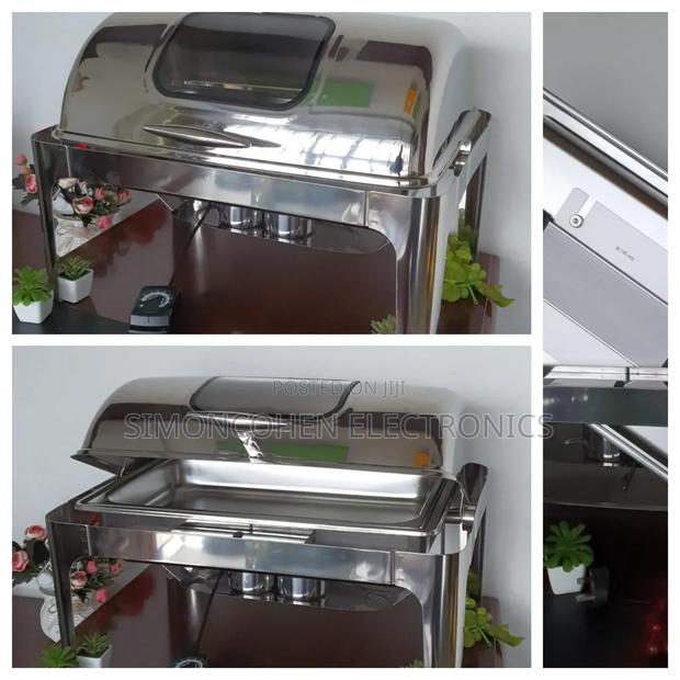Heavy Stainless Steel Chaffing Dish With Flip Dome Cover