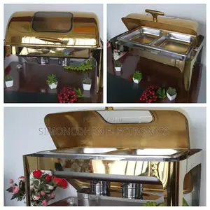 Heavy Guage Golden Stainless Steel Chaffing Dish
