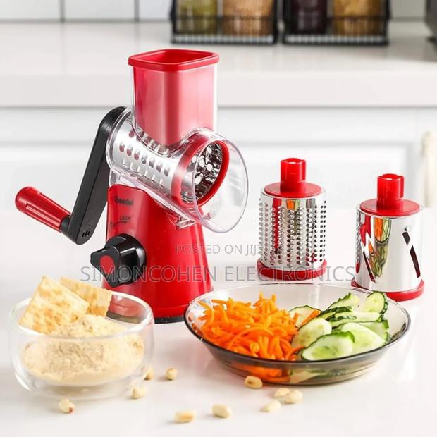 Rotary Drum Grater Veggie Slicer - main view