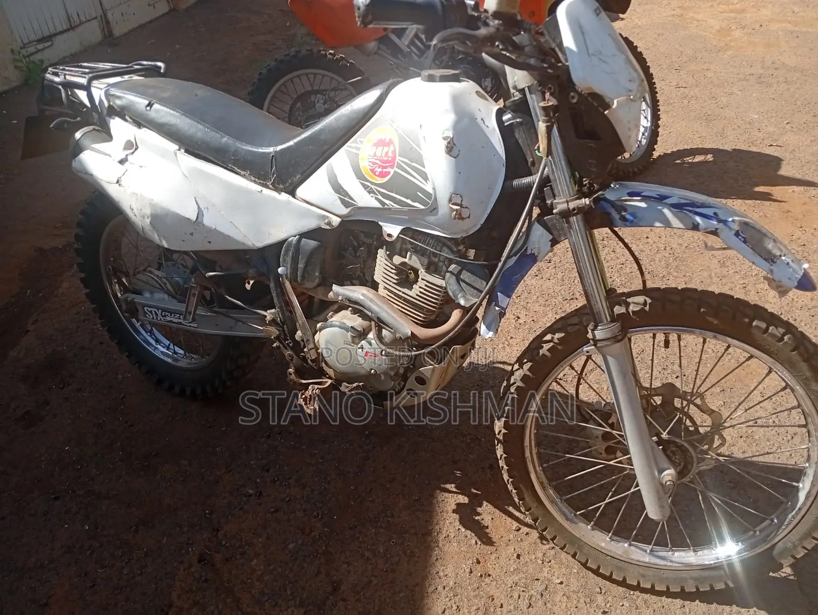 Motorcycle 2010 White