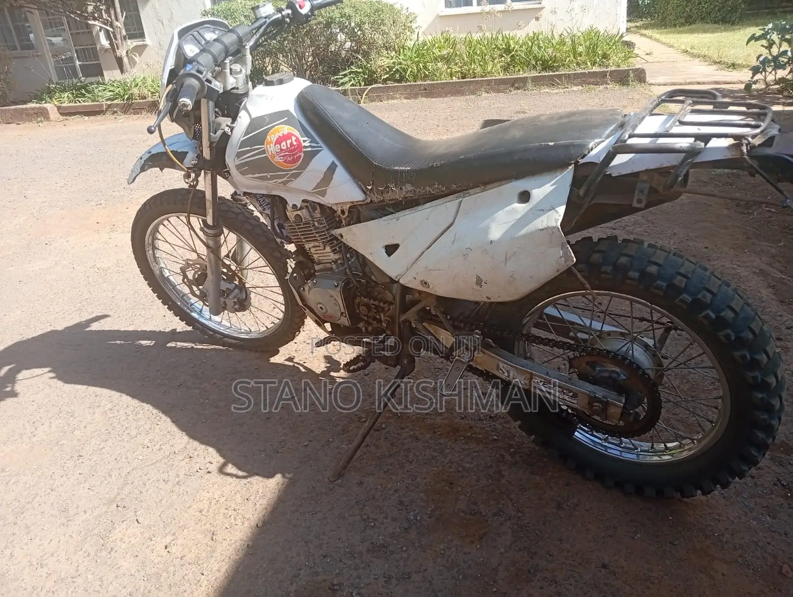 Motorcycle 2010 White