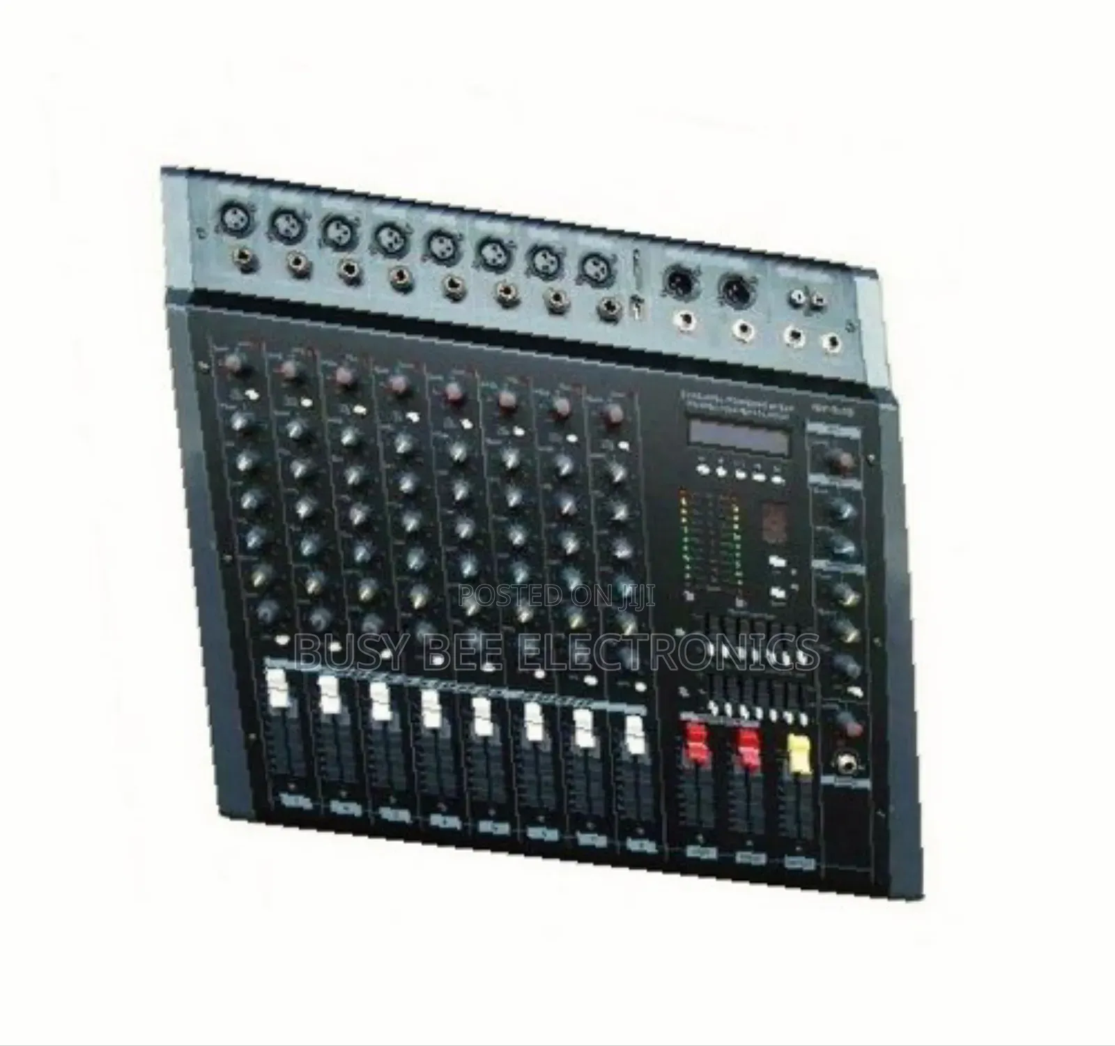 Omax 8 Channels Powered Mixer 2000 Watts, Usb, Bluetoot