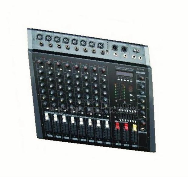 Omax 8 Channels Powered Mixer 2000 Watts, Usb, Bluetoot - main view