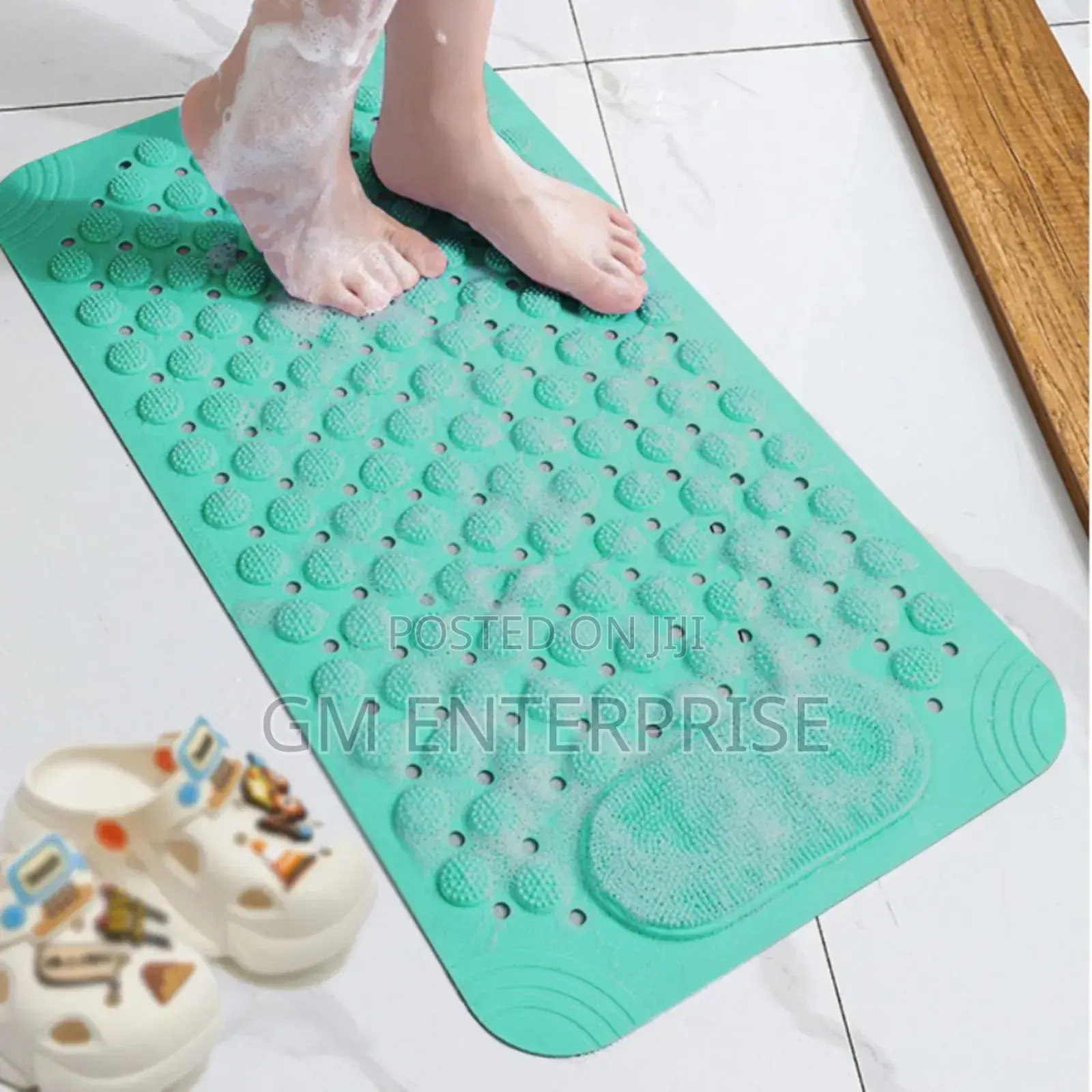 Blue Antislip Bathroom Mats Available