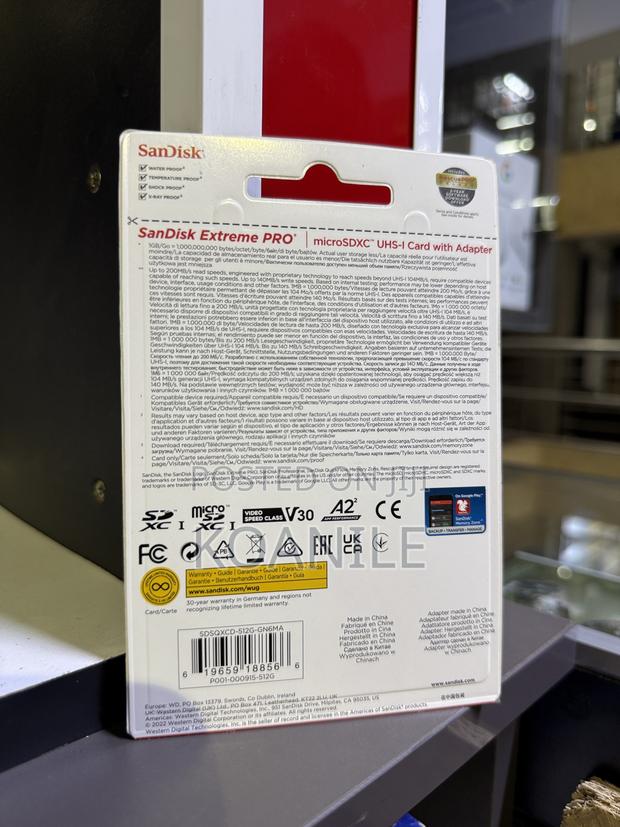 Sandisk 512gb Extreme Pro Microsdxc Uhs-I Card With Adapter - thumbnail 2