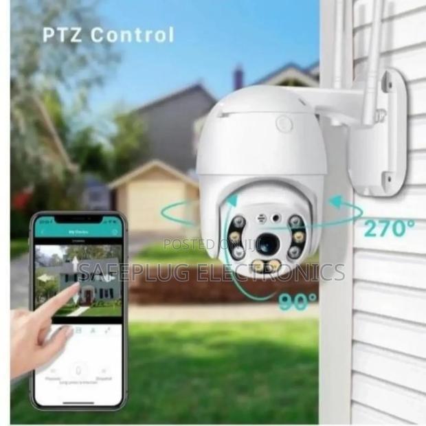Day Night Wireless PTZ Smart Wifi CCTV Camera - 90° Angel