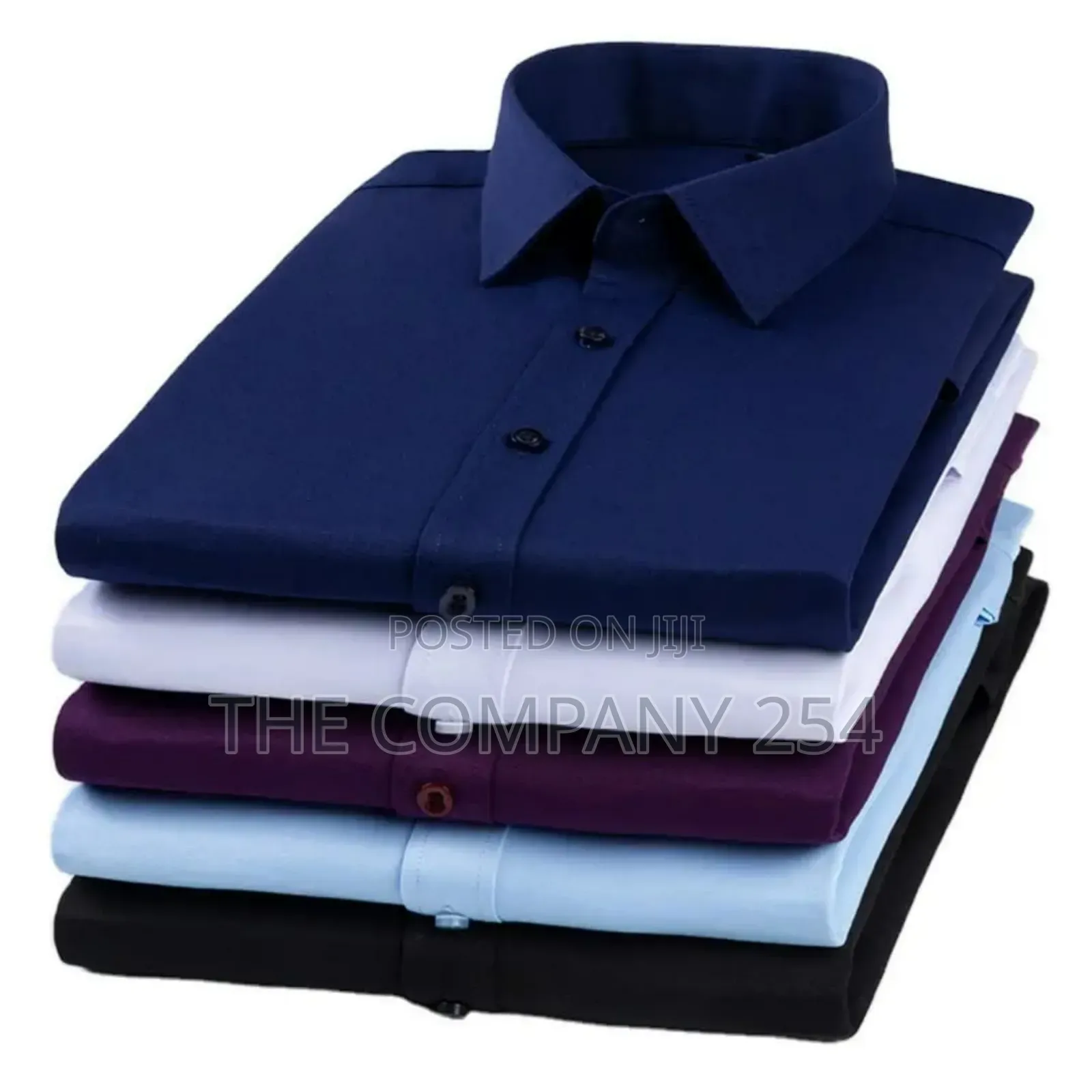 Quality Slim Feet Men Official Long-Sleeved Color Shirts