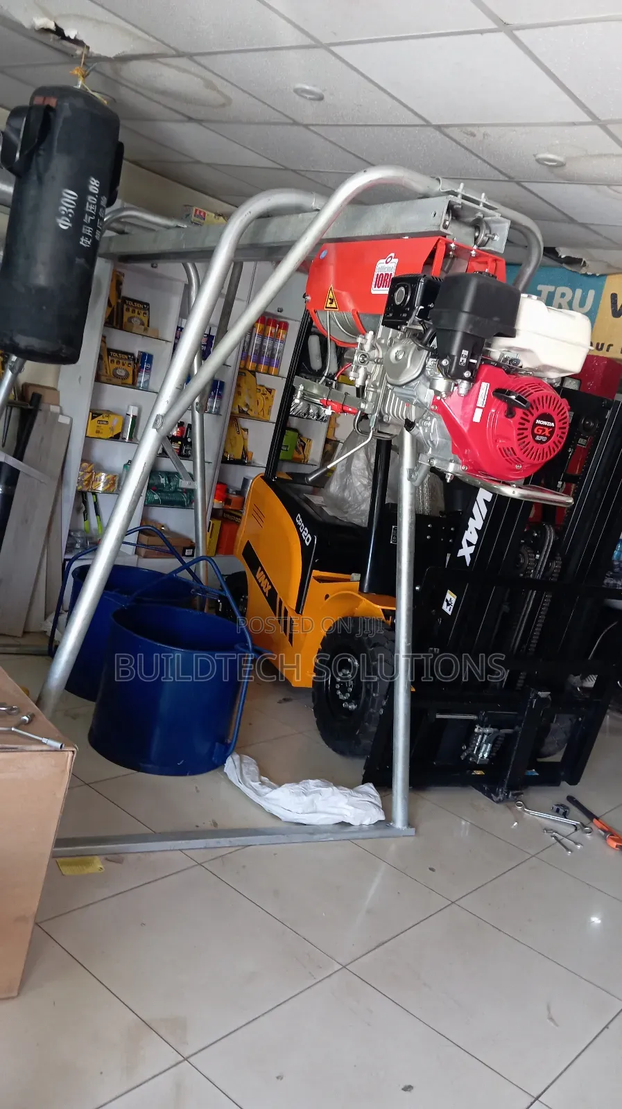 One Tonne Concrete Hoist.
