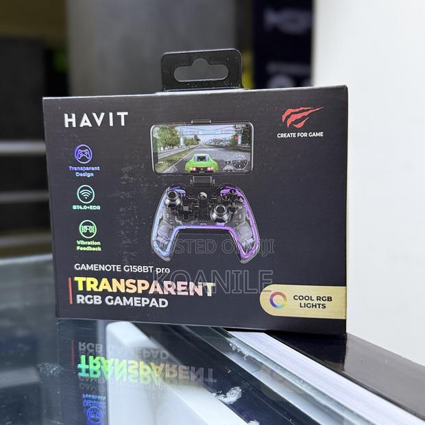 Havit Phone Controller!! Phone Transparent RGB Gamepad!!