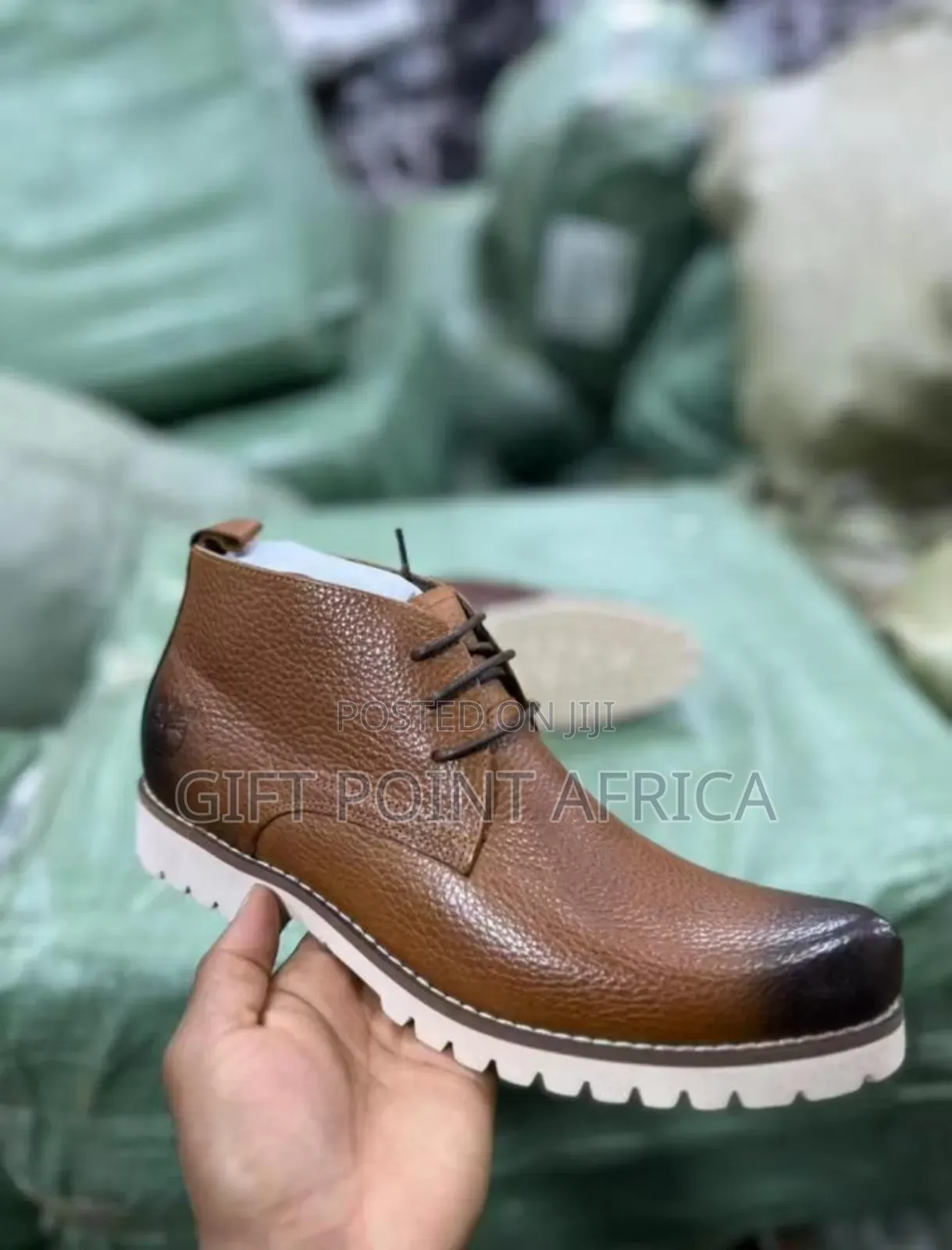 Brown Leather Official Leather Boots for Men
