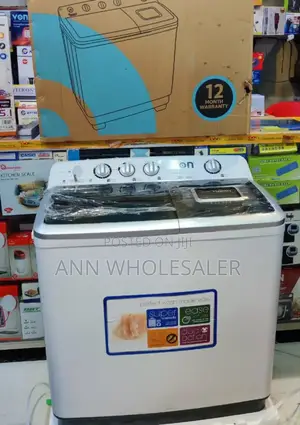 With Warranty Von 13 KGS Twin Tub Washing Machine