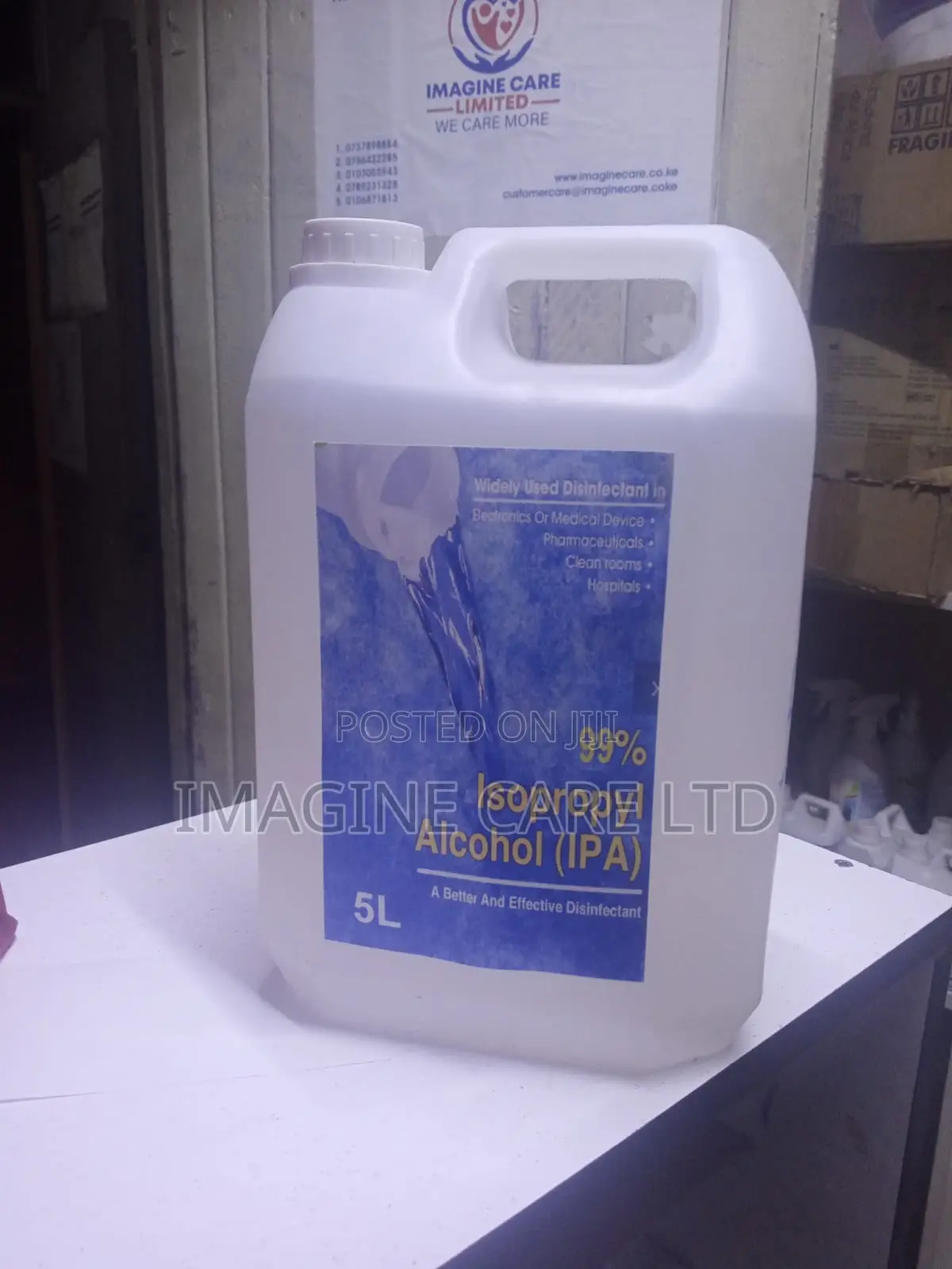 Isopropyl Alcohol - 99.9% Alcohol 5l