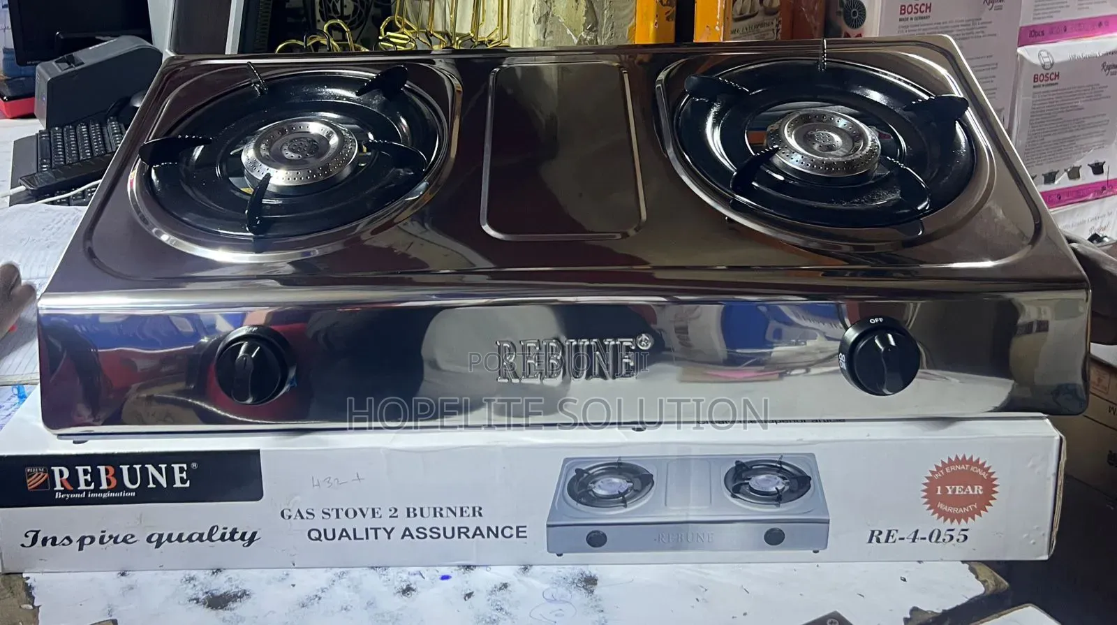 Stainless Burner Available